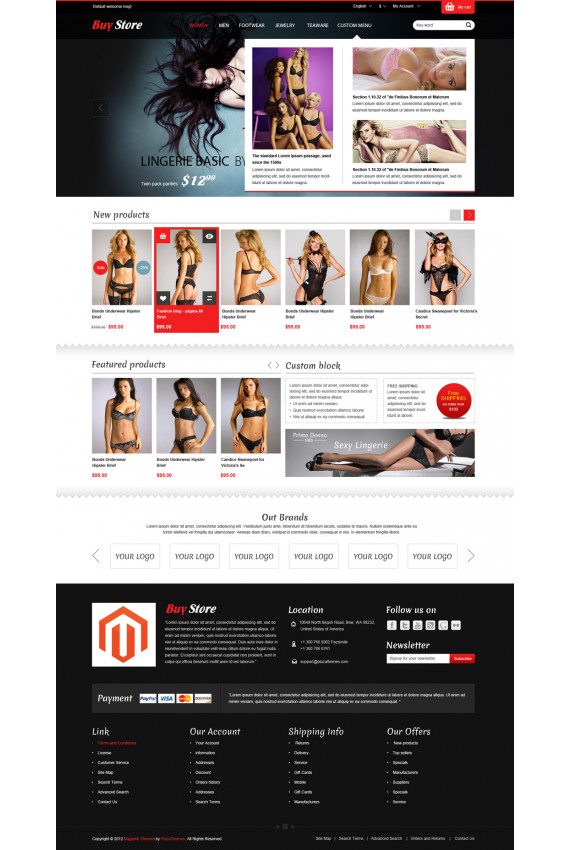 BuyStore Responsive Sportwear Template